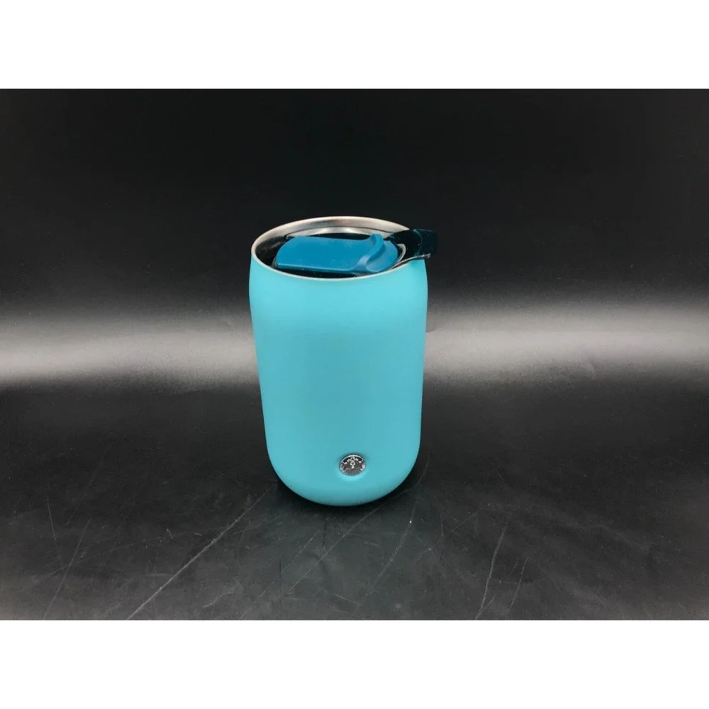 Starbucks Stainless Steel Mini Tumbler with Lid Turquoise 12oz non-slip grip